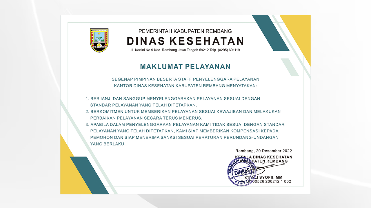 Maklumat Pelayanan