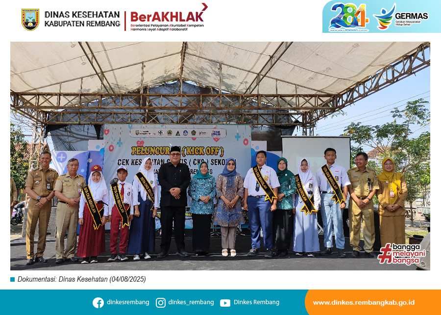 Dinkes Luncurkan KICK OFF CKG SEKOLAH DI SDN 1 PAMOTAN