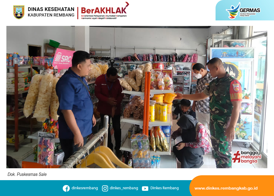 PUSKESMAS SALE DAN LINTAS SEKTOR MENYASAR PRODUK PANGAN DI PASAR
