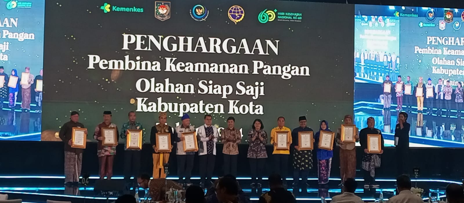 Kementerian Kesehatan Nobatkan Pemkab Rembang sebagai Pembina Terbaik Program Keamanan Pangan Olahan Siap Saji