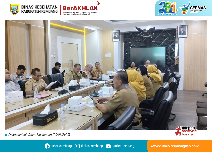 Pemkab Rembang Matangkan Persiapan Raih Predikat Kabupaten Sehat 2025