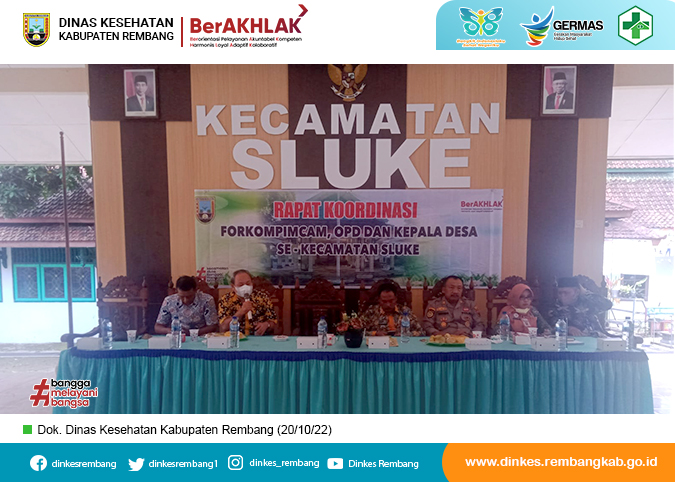 Sosialisasi Standar Pelayanan Minimal Bidang Kesehatan di Kecamatan Sluke