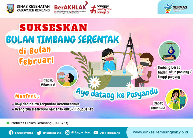 BULAN FEBRUARI, BULAN TIMBANG SERENTAK